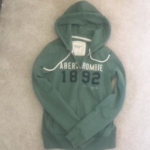 A&F zip up sweatshirt